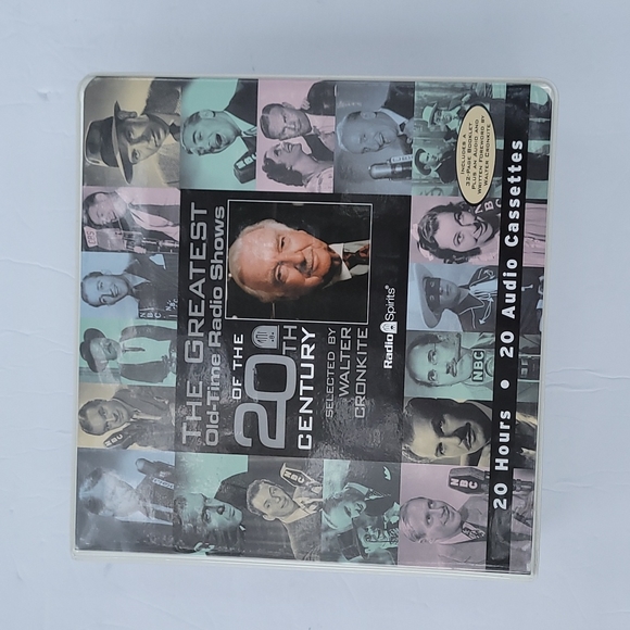 The Greatest Old-Time Radio Shows of the 20th Century (20 audio cassettes) - Picture 1 of 6